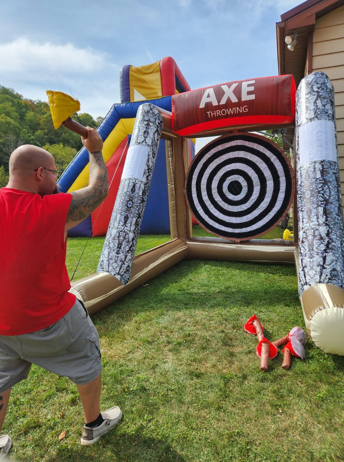 Inflatable Axe Throwing game